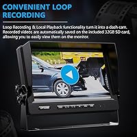 DVKNM 9″ AHD IPS Monitor Backup Camera System — image 5