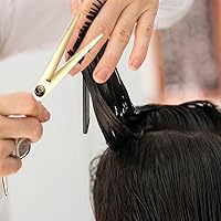 EOIFIV Hair Cutting Scissors Kit 11PCS Gold — image 7