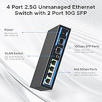 TEROW 2.5G 4-Port Switch with 2 x 10G SFP+ — image 3