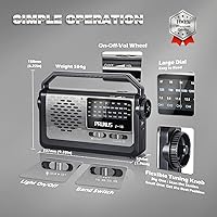 PRUNUS NOAA Weather AM FM Portable Radio J15WB — image 6