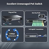 Aumox SG518P 18-Port Gigabit PoE Switch — image 4