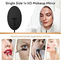 GURUN Large Oval Tabletop Vanity Mirror 7x12 Oil Rubbed Bronze — image 5