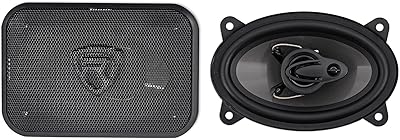 Rockville RV46.3A 4x6″ 3-Way Car Speakers