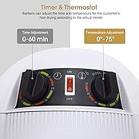 BarberPub 1300W Hooded Hair Bonnet Dryer with Stand — image 5