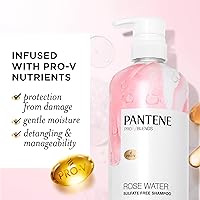 Pantene Sulfate Free Rose Water Shampoo, 30 oz — image 2