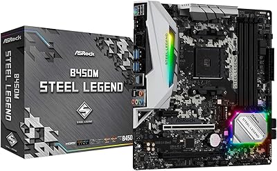 ASRock B450M STEEL LEGEND Motherboard