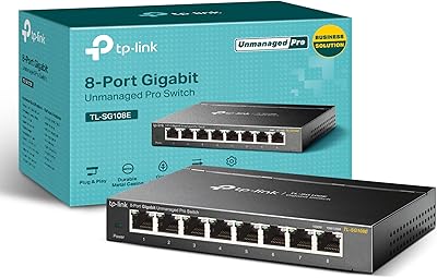TP-Link TL-SG108E 8-Port Gigabit Switch