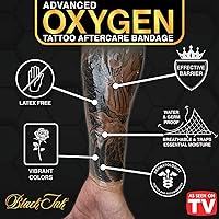 BLACK INK Oxygen Breathable Second Skin Tattoo Aftercare Bandage 25-Pack — image 3