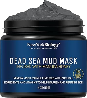 New York Biology Dead Sea Mud Mask with Manuka Honey 4 oz