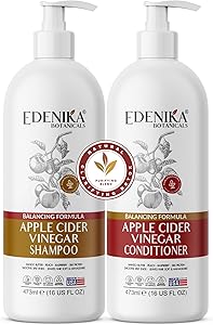 Edenika Botanicals Apple Cider Vinegar Shampoo & Conditioner Set, 16oz Each Review