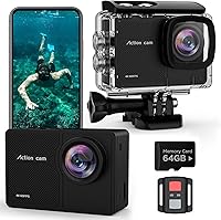 TIMNUT 4K 60fps Action Camera with 64GB SD Card and 2 Batteries — image 1
