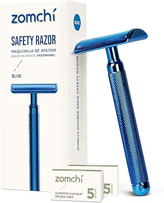 ZOMCHI Double Edge Safety Razor - Noble Blue