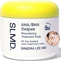 SLMD AHA BHA Toner Pads with Salicylic Acid, Glycolic Acid & Lactic Acid - 60 Count — image 1