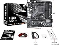 ASRock B450M PRO4 R2.0 Micro ATX Motherboard — image 7