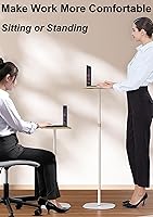 Hocoder Mobile Standing Desk HC-004-01-White — image 3