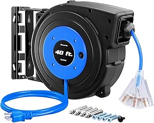 DEWENWILS 40FT Heavy Duty Cord Reel Review