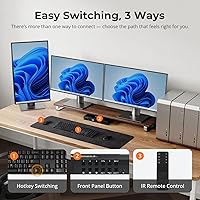 TESmart HKS403-P23 4-Port Triple Monitor HDMI KVM Switch — image 6