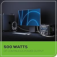 Greenworks 500W 24V Portable Power Inverter with 4 Batteries — image 4