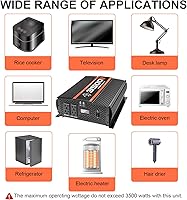Tebrol 3500W Inverter 12V DC to 110V AC — image 5