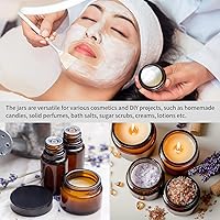 KEYWING 1oz Amber Glass Jars, 36 Pack — image 4