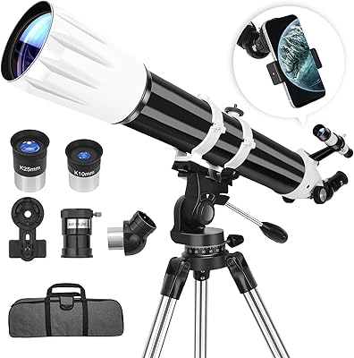 Hawkko 90mm 900mm Astronomical Refractor Telescope