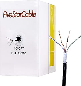 FiveStarCable 1000Ft Cat5e FTP Ethernet Cable Review