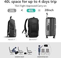 GHERSON 40L Travel Backpack for Air Travel — image 5