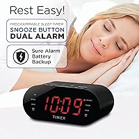 Timex T231G AM/FM Dual Alarm Clock Radio — image 3