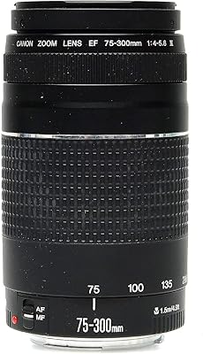 Canon EF 75-300mm f/4-5.6 III Telephoto Zoom Lens (Certified Refurbished)