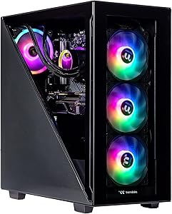 Velztorm Black Gladio Gaming Desktop PC