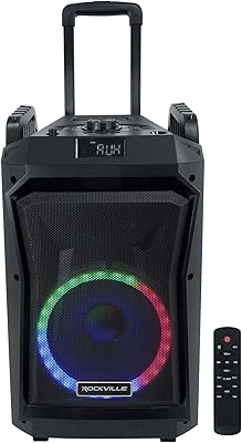 Rockville ROCKNGO 800 10″ Portable Bluetooth Speaker