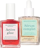 Manucurist Healthy Glow Duo - Active Glow Raspberry Pink & Nail Serum — image 1