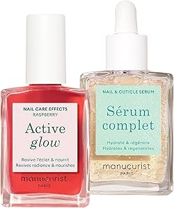 Manucurist Healthy Glow Duo - Active Glow Raspberry Pink & Nail Serum Review