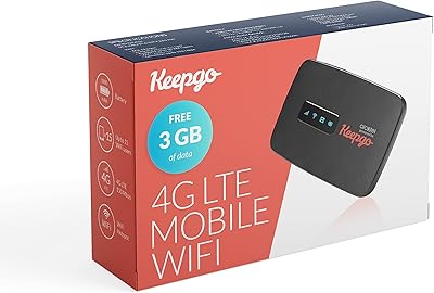 Keepgo Lifetime Mobile Travel WiFi Hotspot