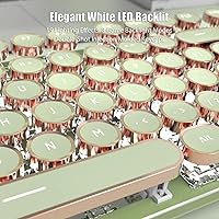 TISHLED V20 Typewriter Style Mechanical Gaming Keyboard — image 3