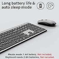 SHUNJINRUN KM426 Wireless Keyboard and Mouse Combo — image 8