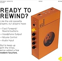 We Are Rewind Orange Cassette Player — image 3