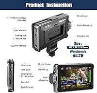 VILTROX DC-550 Pro 5.5-inch Touch Screen DSLR Camera Field Monitor — image 6