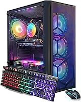 STGAubron Gaming PC Desktop, Intel Core i7 8th Gen, Radeon RX 580 8GB, 16GB RAM, 1TB SSD — image 1