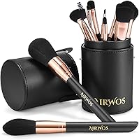 AirWos 14 Pcs Professional Makeup Brush Set with Case — image 1
