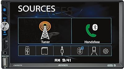 Jensen CMR270 7-inch LED Digital Media Touch Screen Car Stereo