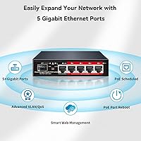 STEAMEMO 5-Port Gigabit PoE+ Switch 52W — image 9