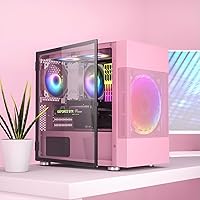 Vetroo M01 Pink Gaming PC Case — image 9