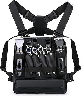 Muserise Leather Fashionable Chest Rig Bag for Barbers