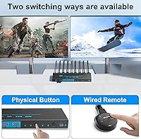 DXchip 8K Dual Monitor KVM Switch — image 11