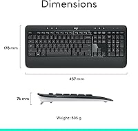 Logitech MK540 Advanced Wireless Keyboard and Mouse Combo — image 8