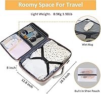 Taygeer Backpack for Women with Laptop Compartment and Shoe Pouch — image 4