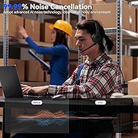 LEVN LE-HS011 V3 Wireless Headset with Mic — image 2