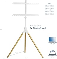 VIVO STAND-TV65AW Artistic Easel TV Stand, 45-65 inch — image 2