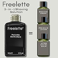 Freelette Pre Electric Shave After Shave Lotion Cream - Mint/Bergamot, 3.76oz — image 3